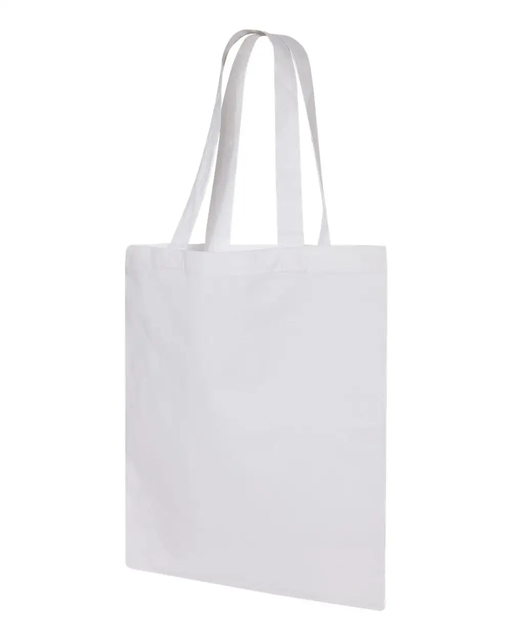 Q-tees Qtb Economical Tote - White - one Size Fits Most