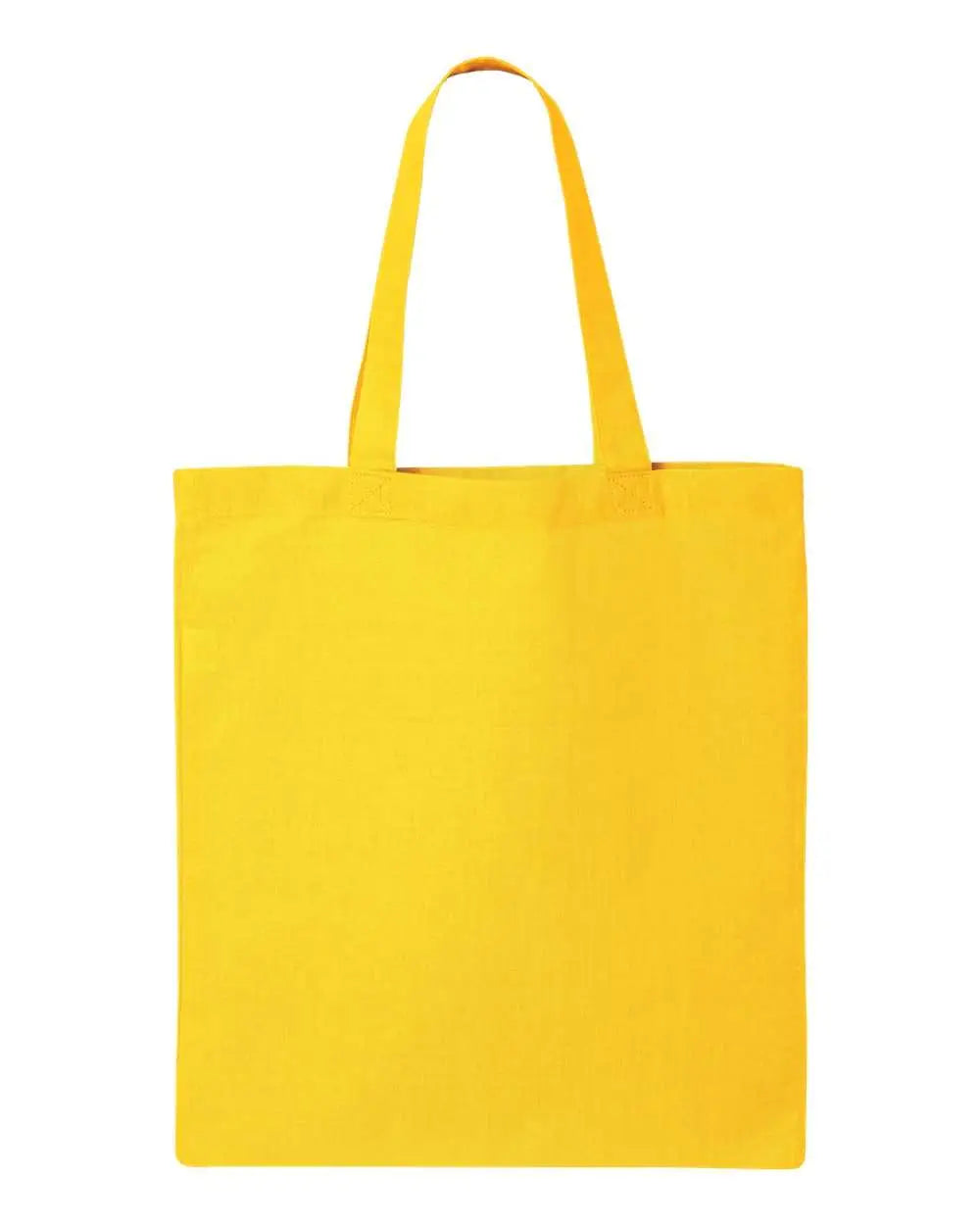 Q-tees Qtb Economical Tote - Yellow - one Size Fits Most