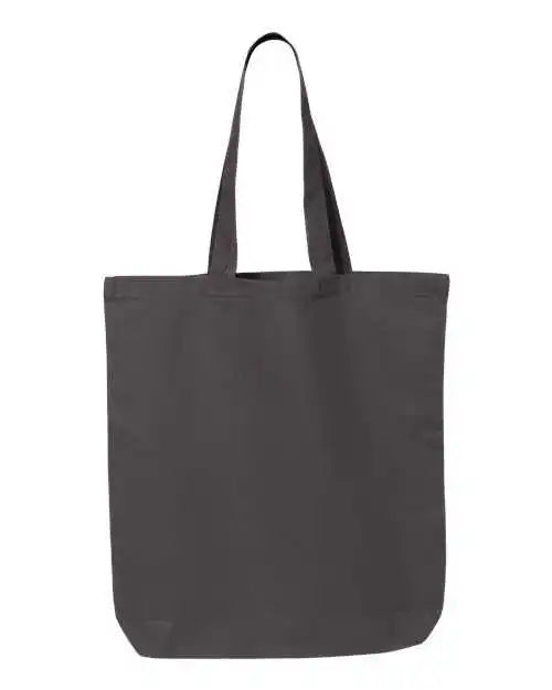 Q-tees Qtbg 12l Economical Tote - Charcoal - Dark Gray / one Size Fits Most