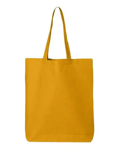 Q-tees Qtbg 12l Economical Tote - Gold - one Size Fits Most