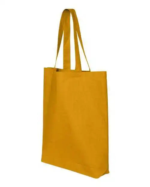 Q-tees Qtbg 12l Economical Tote - Gold - one Size Fits Most
