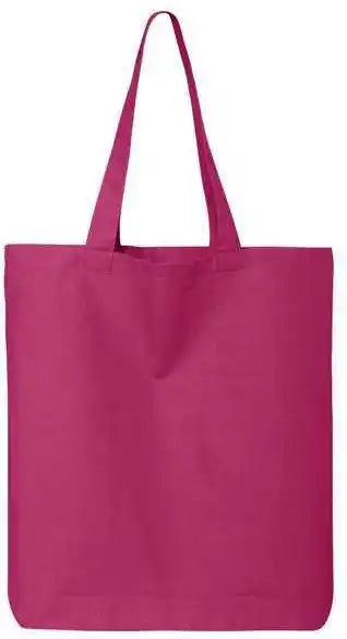 Q-tees Qtbg 12l Economical Tote - Hot Pink - one Size Fits Most