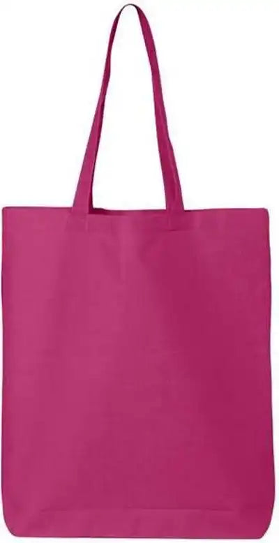 Q-tees Qtbg 12l Economical Tote - Hot Pink - one Size Fits Most
