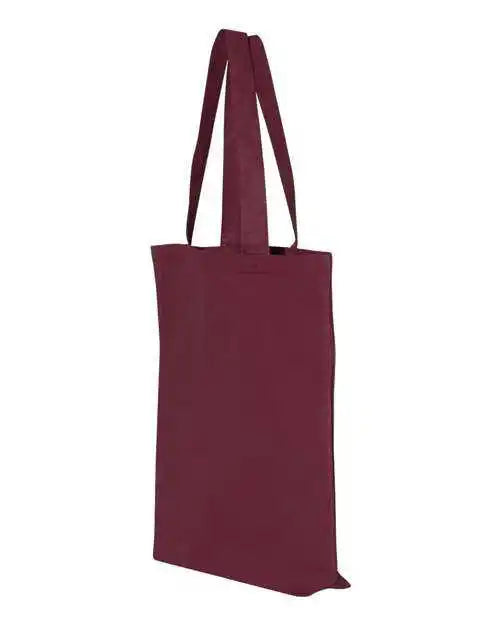 Q-tees Qtbg 12l Economical Tote - Maroon - one Size Fits Most