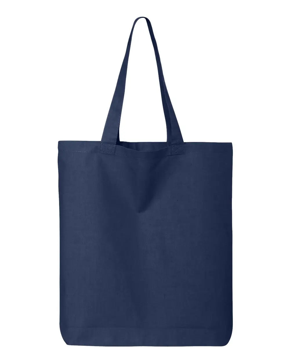 Q-tees Qtbg 12l Economical Tote - Navy - one Size Fits Most