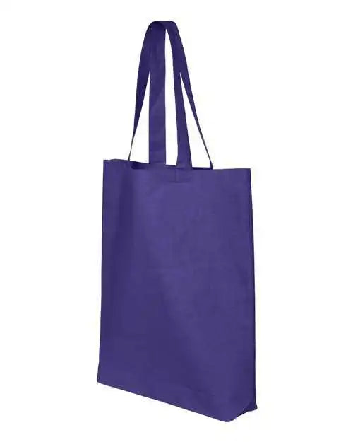 Q-tees Qtbg 12l Economical Tote - Purple - one Size Fits Most
