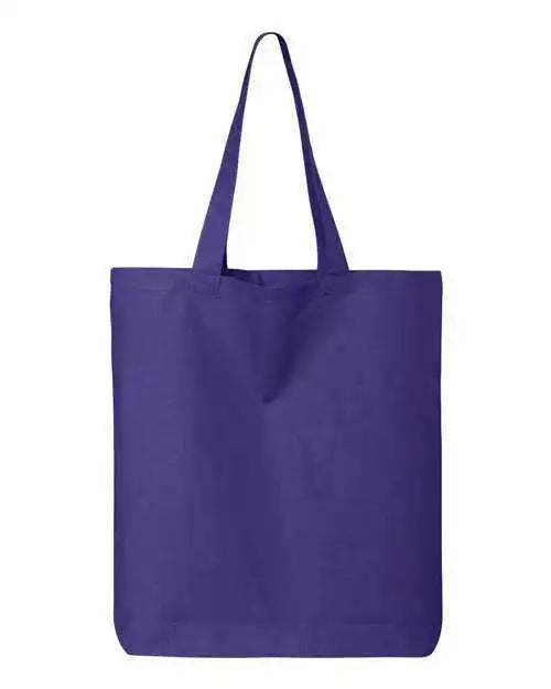 Q-tees Qtbg 12l Economical Tote - Purple - one Size Fits Most