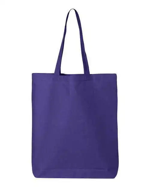 Q-tees Qtbg 12l Economical Tote - Purple - one Size Fits Most
