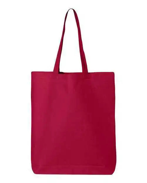 Q-tees Qtbg 12l Economical Tote - Red - one Size Fits Most