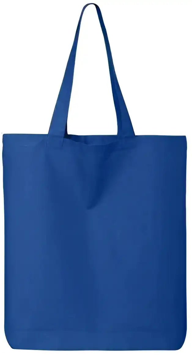 Q Tees Qtbg 12l Economical Tote Royal / one Size Fits Most
