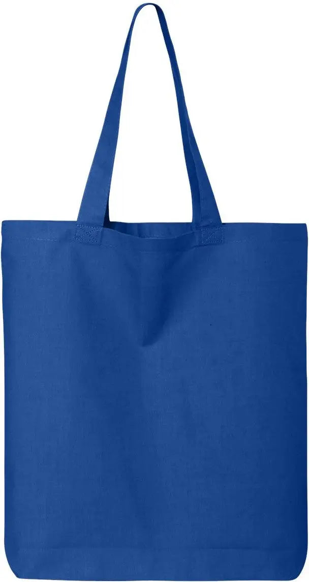 Q-tees Qtbg 12l Economical Tote - Royal - one Size Fits Most