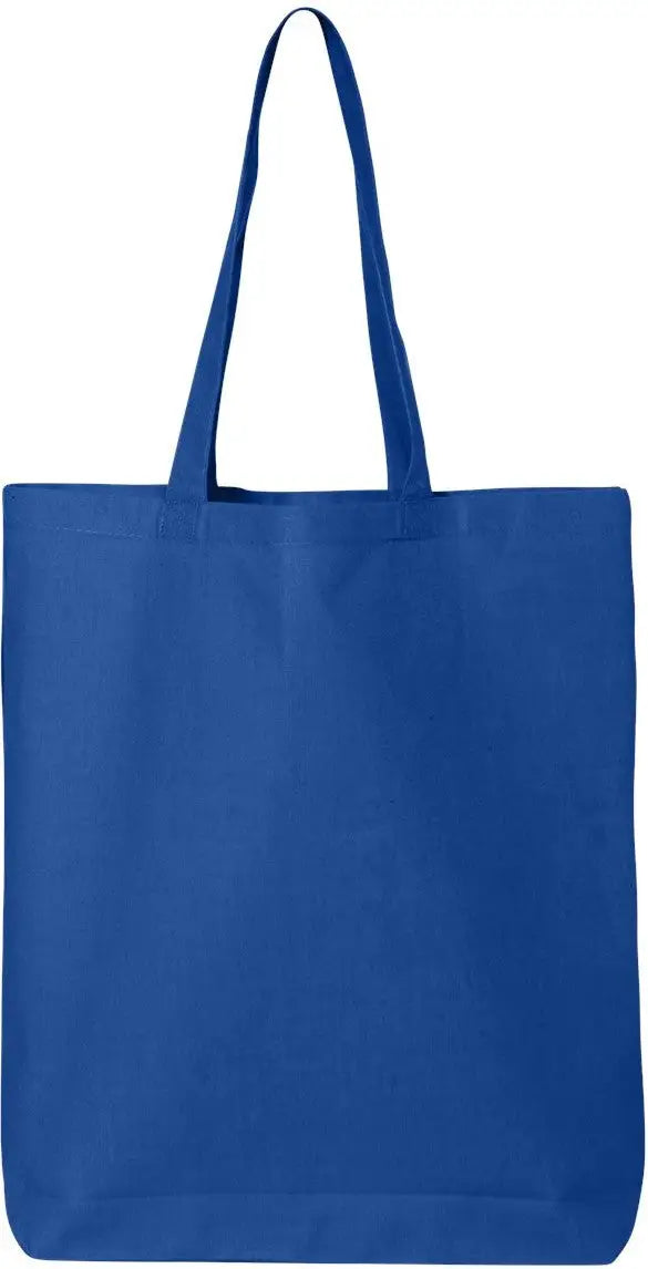 Q-tees Qtbg 12l Economical Tote - Royal - one Size Fits Most