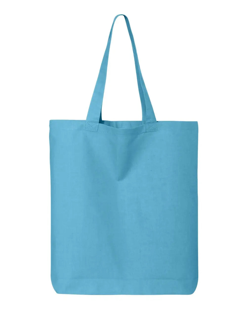 Q-tees Qtbg 12l Economical Tote - Turquoise - one Size Fits Most