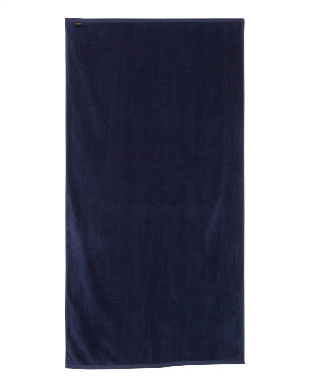 Q-tees Qv3060 Velour Beach Towel - Navy - one Size Fits Most