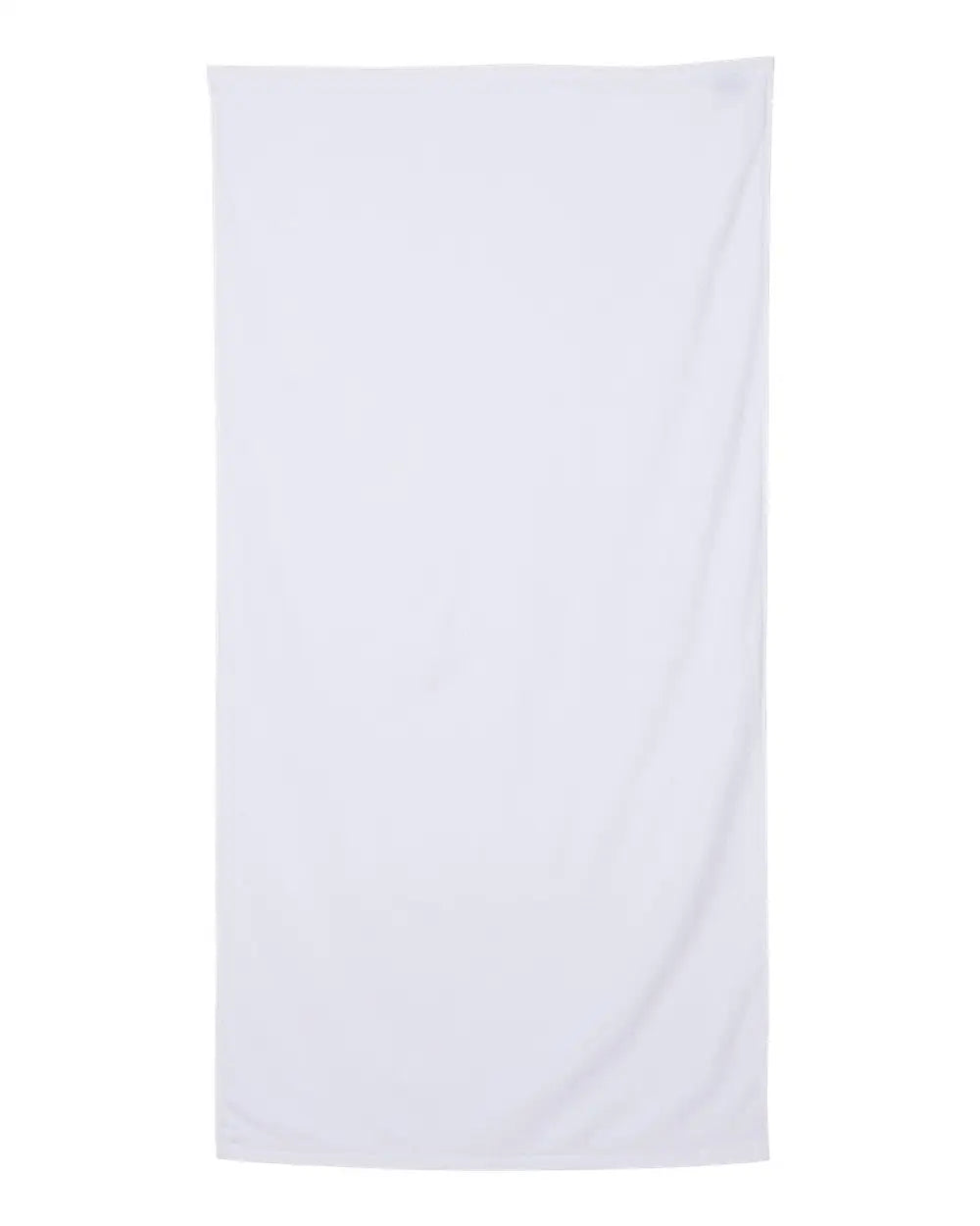 Q-tees Qv3060 Velour Beach Towel - White - one Size Fits Most