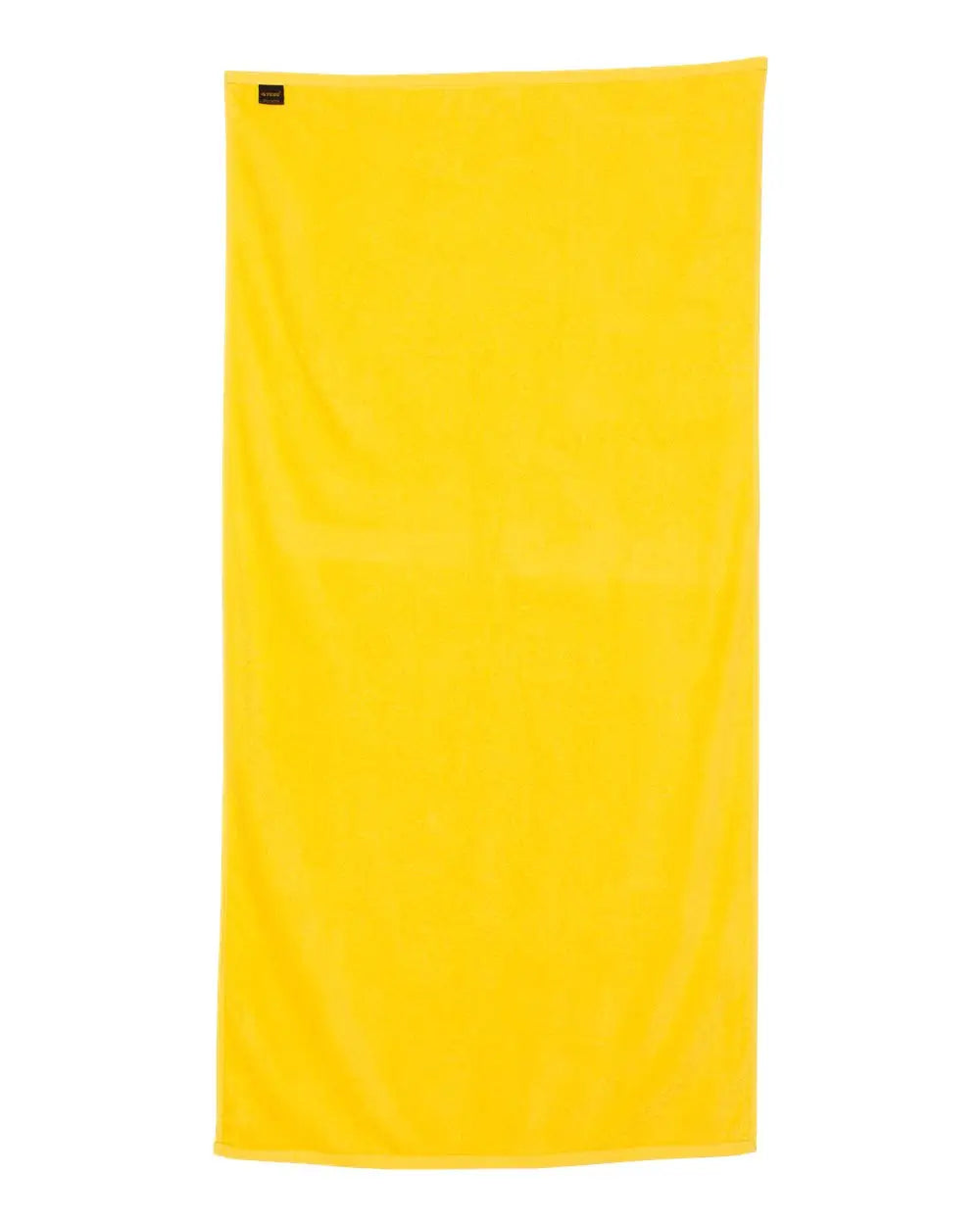 Q-tees Qv3060 Velour Beach Towel - Yellow - one Size Fits Most