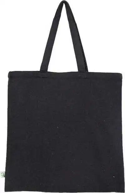 Q-tees S800 Sustainable Canvas Bag - Black - one Size Fits Most