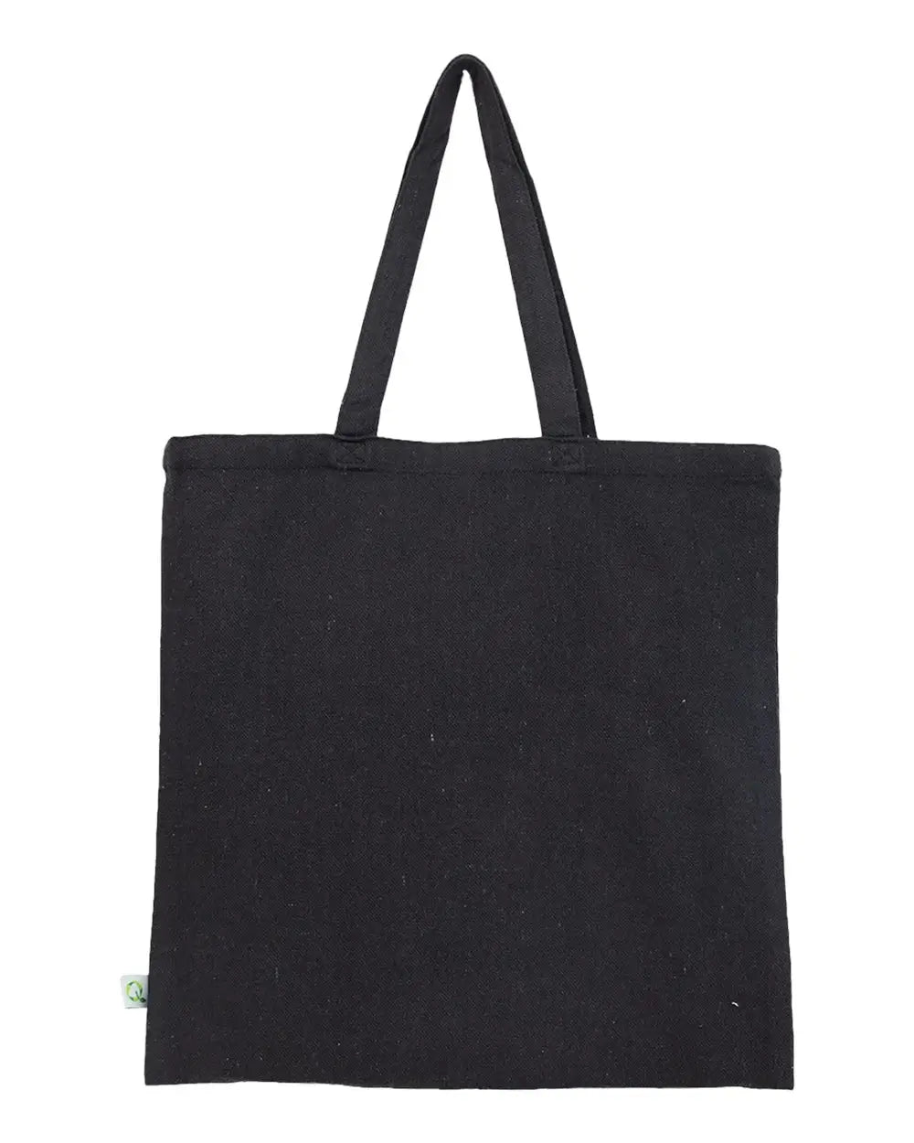 Q-tees S800s Sustainable Canvas Bag - S800 - Black - one Size Fits Most