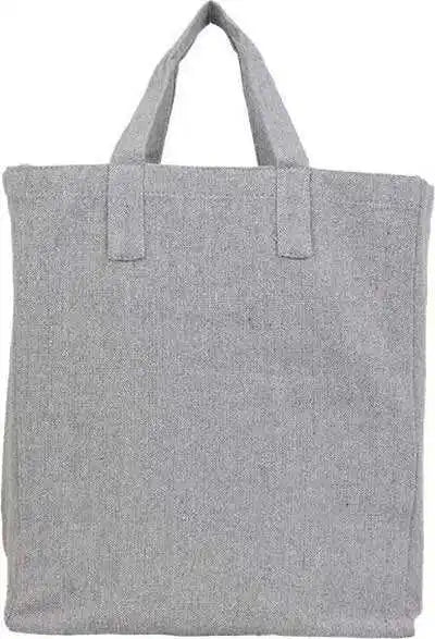 Q Tees S900 Sustainable Grocery Bag Steel Gray / one Size Fits Most