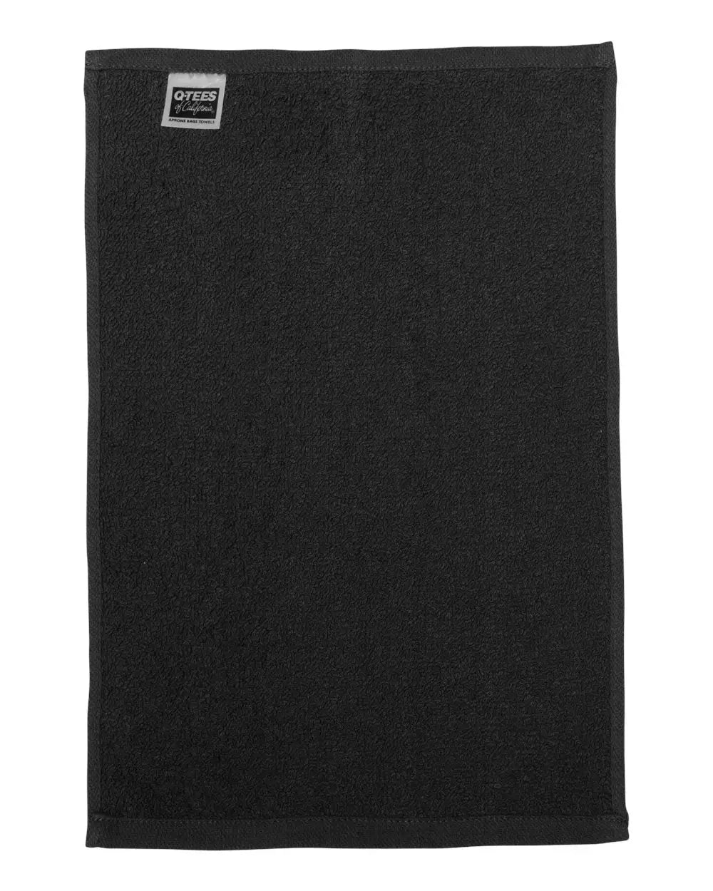 Q-tees T18 Budget Rally Towel - Black - one Size Fits Most
