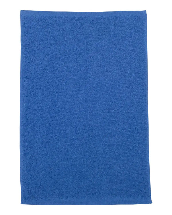 Q-Tees T18 Budget Rally Towel - Royal - HIT a Double