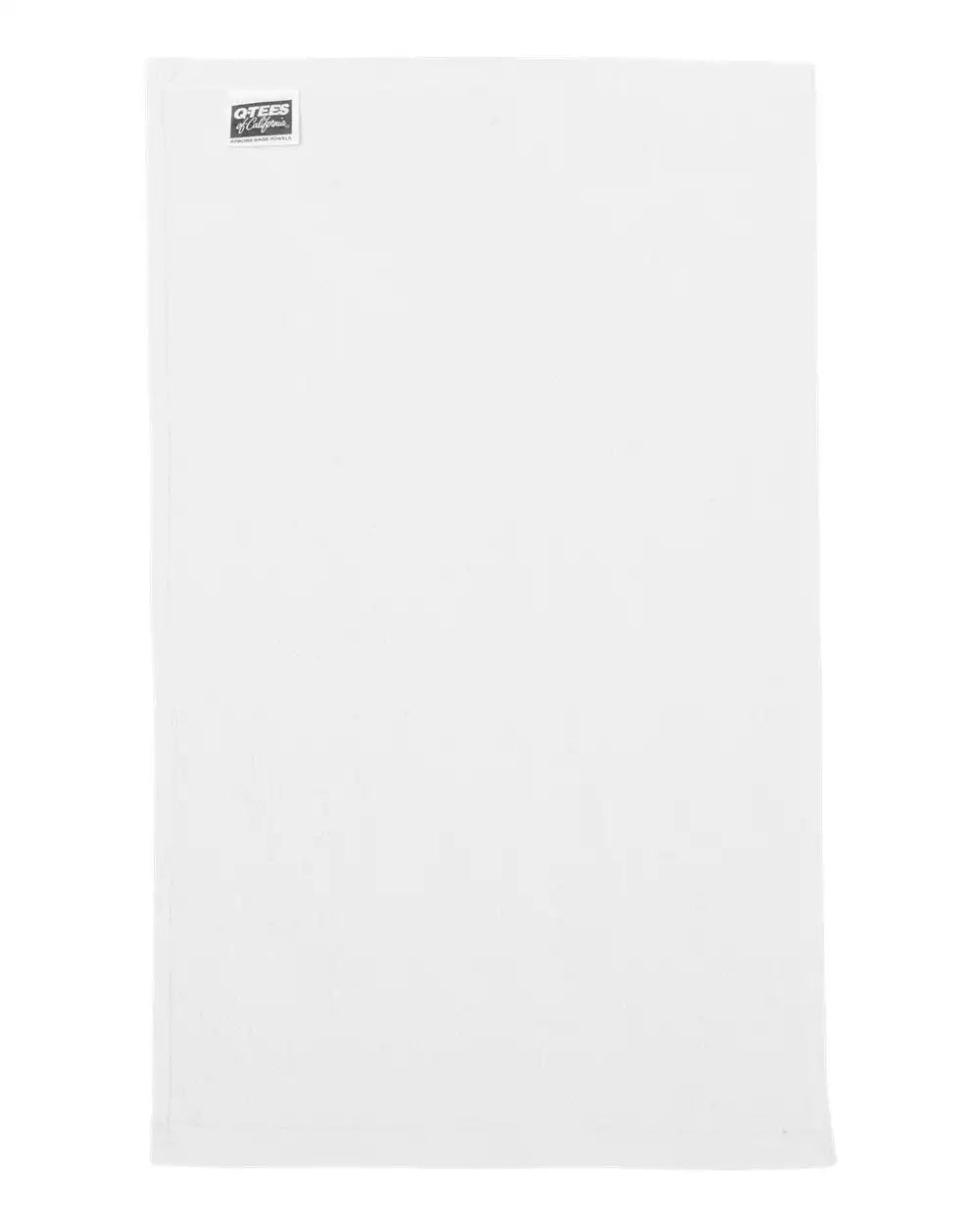 Q-tees T18q Budget Rally Towel - T18 - White - Osfa