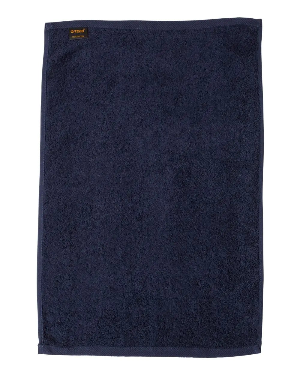 Q-tees T200 Hemmed Hand Towel - Navy - one Size Fits Most