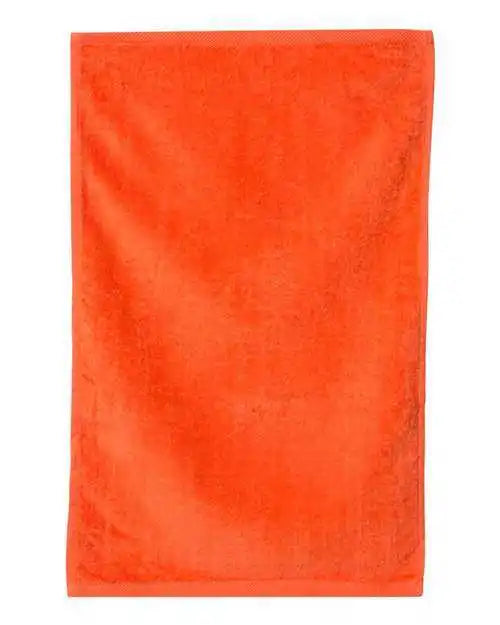 Q-tees T200 Hemmed Hand Towel - Orange - Forest / one Size Fits Most