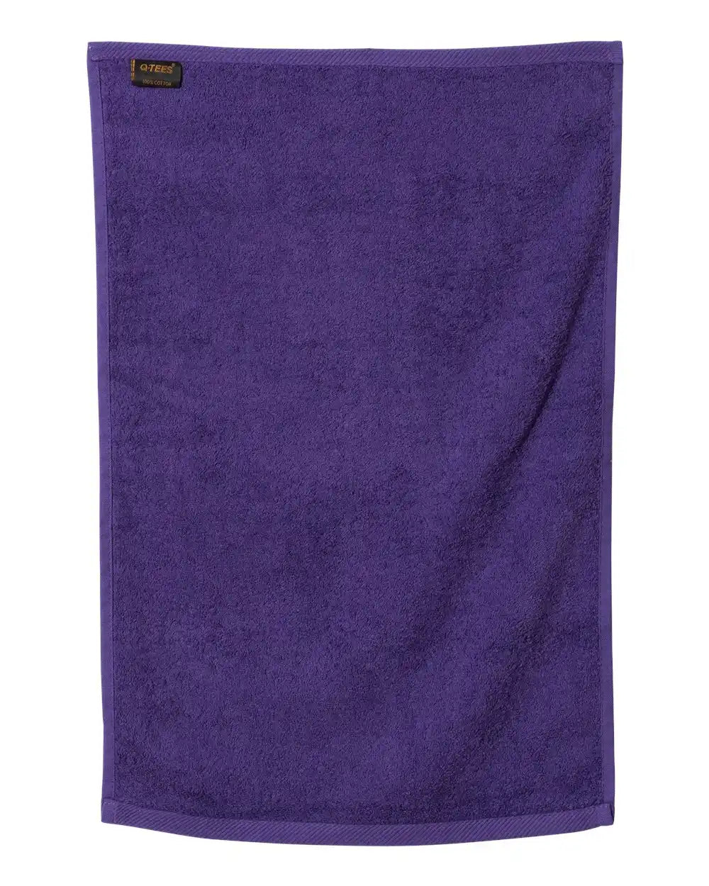 Q-tees T200 Hemmed Hand Towel - Purple - Osfa