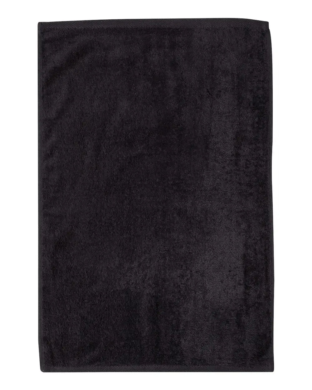 Q-tees T300 Deluxe Hemmed Hand Towel - Black - one Size Fits Most