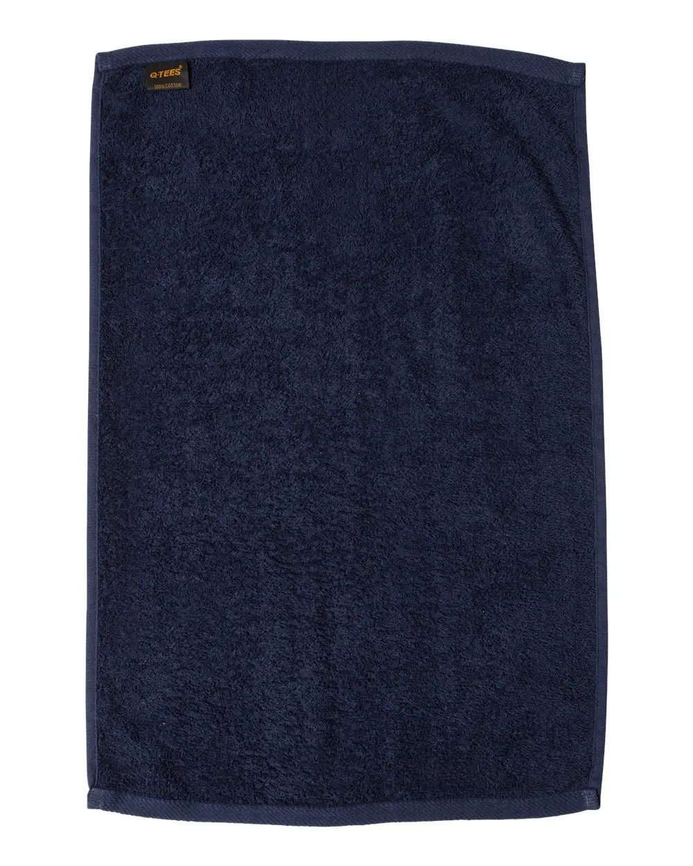 Q-tees T300 Deluxe Hemmed Hand Towel - Navy - one Size Fits Most