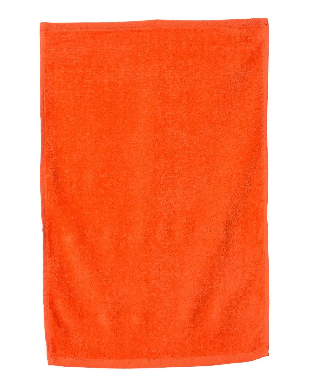 Q-tees T300 Deluxe Hemmed Hand Towel - Orange - one Size Fits Most