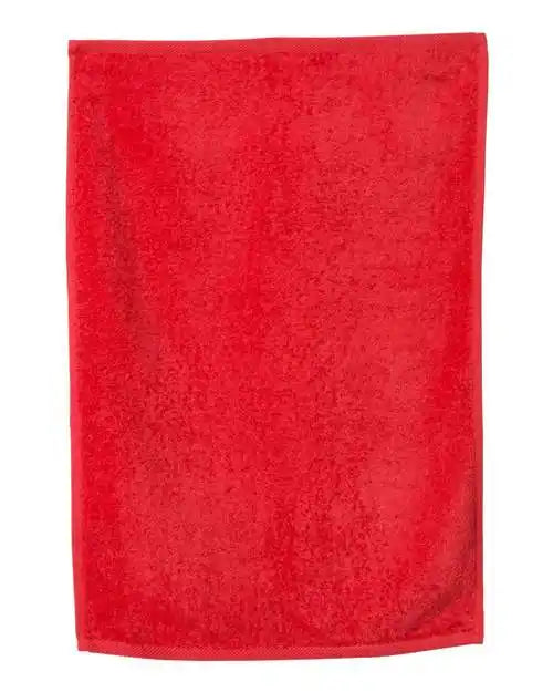 Q-tees T300 Deluxe Hemmed Hand Towel - Red - one Size Fits Most