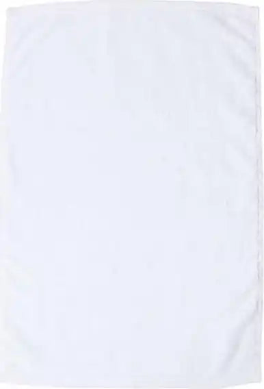 Q-tees T300 Deluxe Hemmed Hand Towel - White - one Size Fits Most