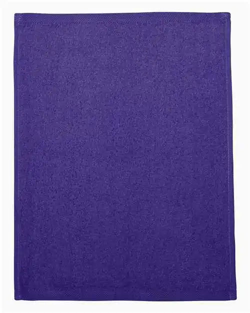 Q-tees T600 Hemmed Fingertip Towel - Purple - one Size Fits Most