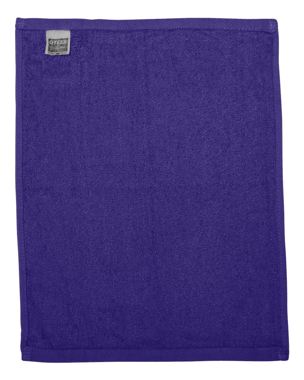 Q-tees T600q Hemmed Fingertip Towel - T600 - Purple - one Size Fits Most