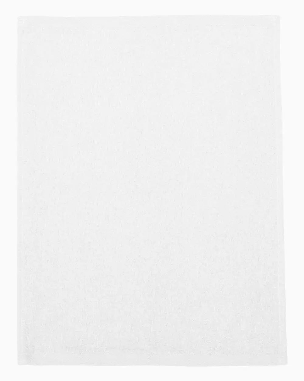 Q-tees T600q Hemmed Fingertip Towel - T600 - White - one Size Fits Most