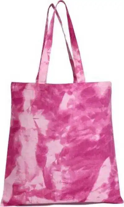 Q-tees Td800 Tie-dyed Canvas Bag - Pink Lady