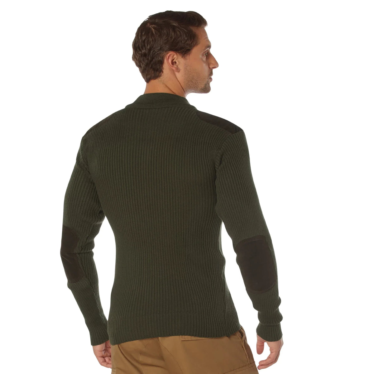 Quarter Zip Acrylic Commando Sweater
