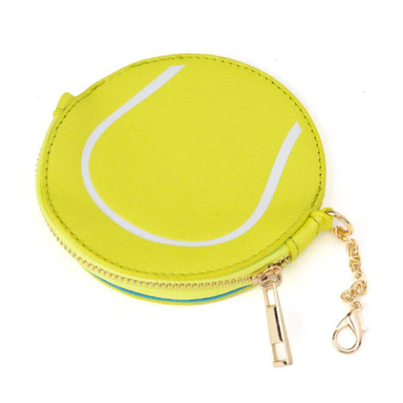 Queen of the Court Tennis Coin Purse (green) - Yel / Os