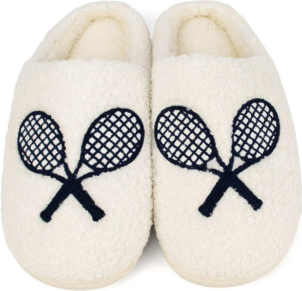Queen of the Court Tennis Slippers Women’s - White Navy
