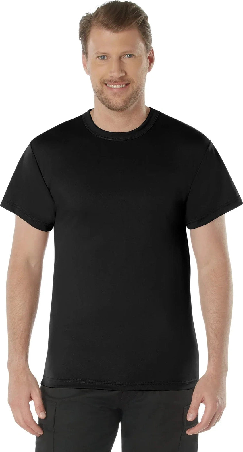 Quick Dry Moisture Wicking T-shirt - Black / s