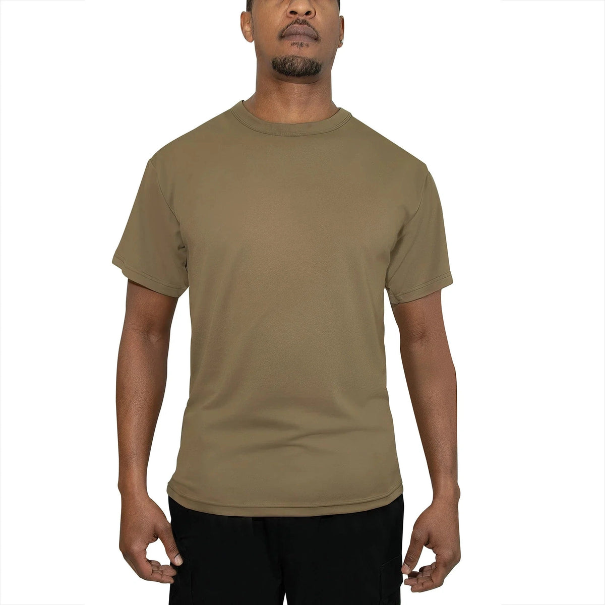 Quick Dry Moisture Wicking T-shirt - Brown / s