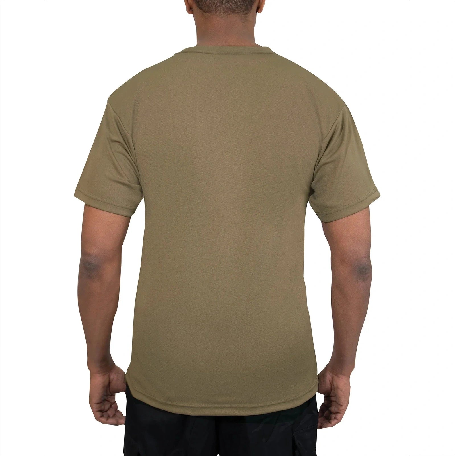 Quick Dry Moisture Wicking T-shirt - Brown / s