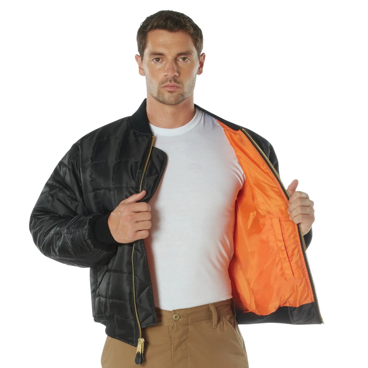 Quilted Ma-1 Flight Jacket