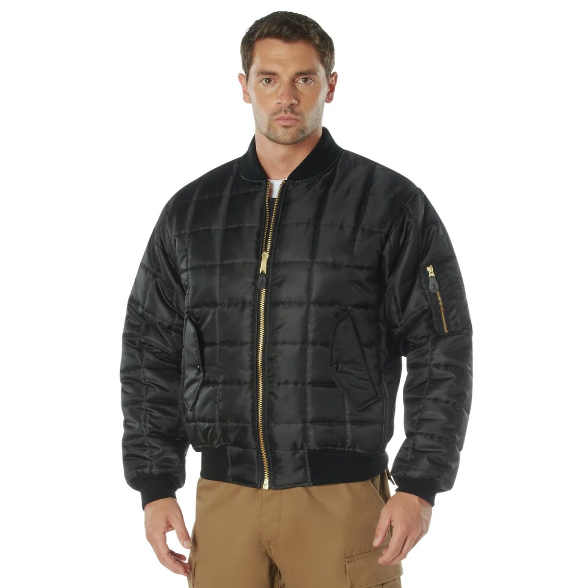 Quilted Ma-1 Flight Jacket