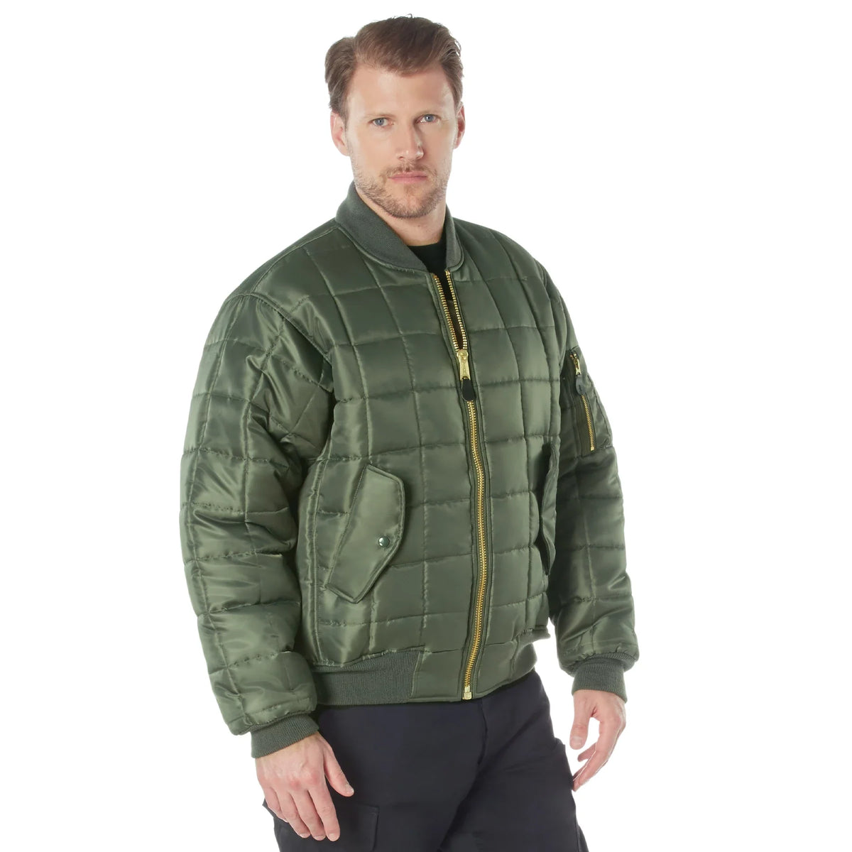 Quilted Ma-1 Flight Jacket