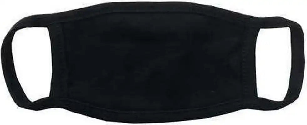 Rabbit Skins 005 Kids 100% Cotton 2-ply Face Mask Pkg 50 - Black - one Size Fits Most