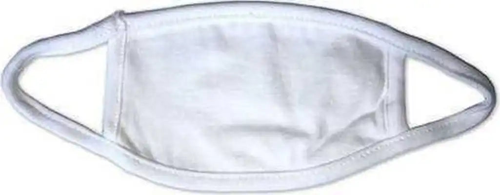 Rabbit Skins 005 Kids 100% Cotton 2-ply Face Mask Pkg 50 - White - one Size Fits Most