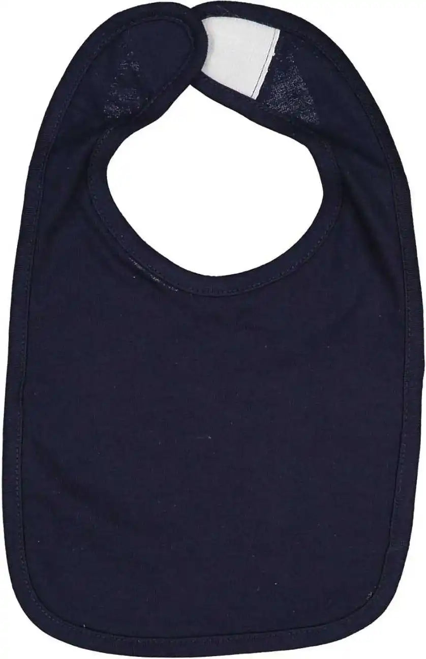Rabbit Skins 1005 Infant Premium Jersey Bib - Navy - one Size Fits Most